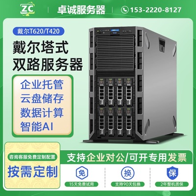 戴尔服务器塔式双路服务器