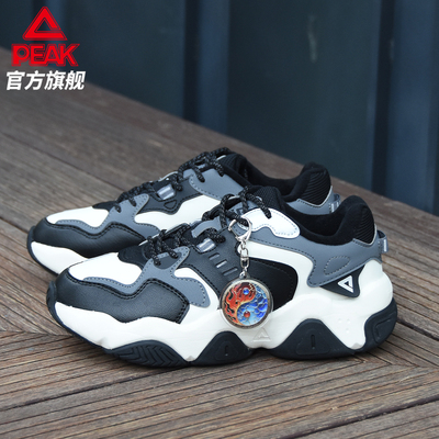 匹克腾云休闲运动防滑休闲棉鞋秋冬厚底学生户外软底轻便老爹BY