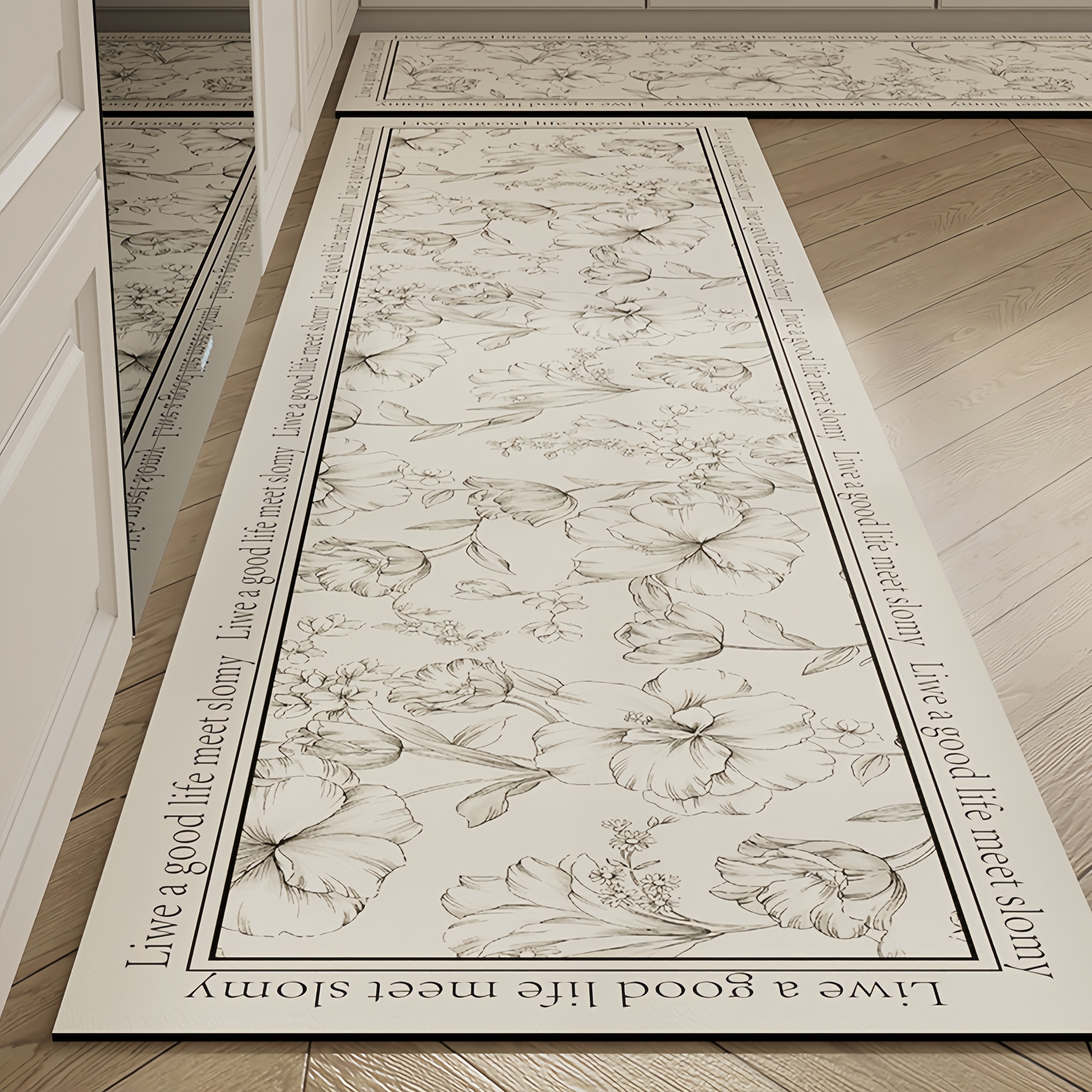 厨房地垫防滑吸水防油可擦免洗