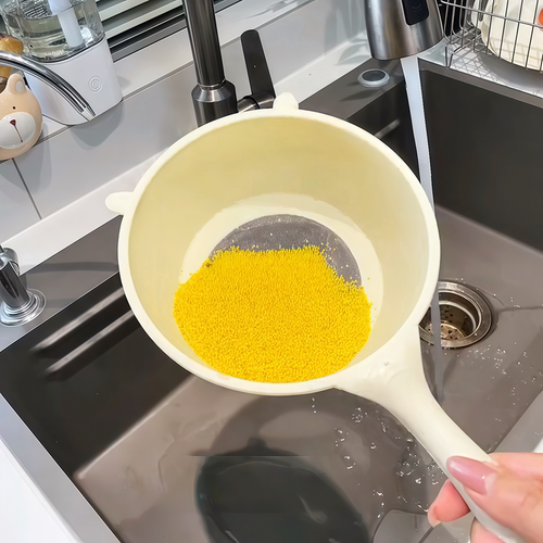 厨房洗菜盆沥水篮家用淘米神器不漏米过滤网洗水果漏勺细孔家用