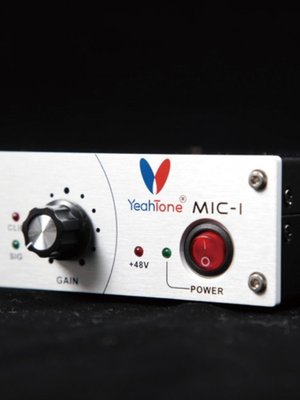 YeahTone MIC-1 双通道桌面式晶体管话筒放大器话放 怡生行货