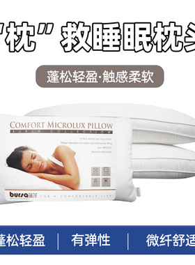 蓓莎枕头微纖舒適枕 2個裝/单个装48 x 72cm 1000gsm