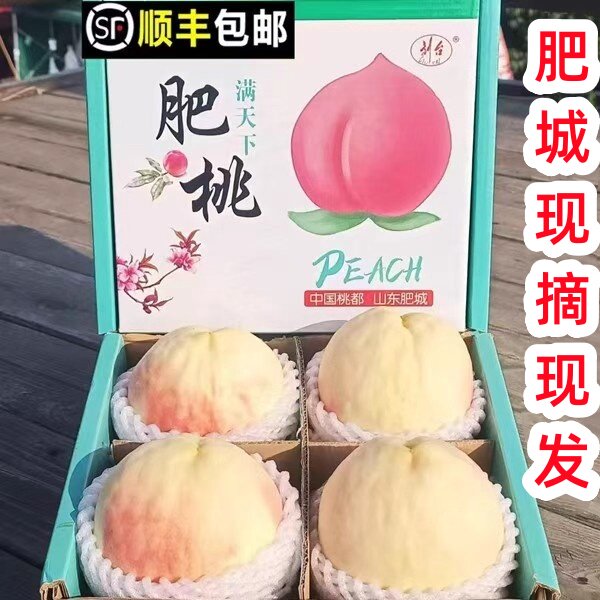 顺丰山东特产肥桃城水蜜礼图片