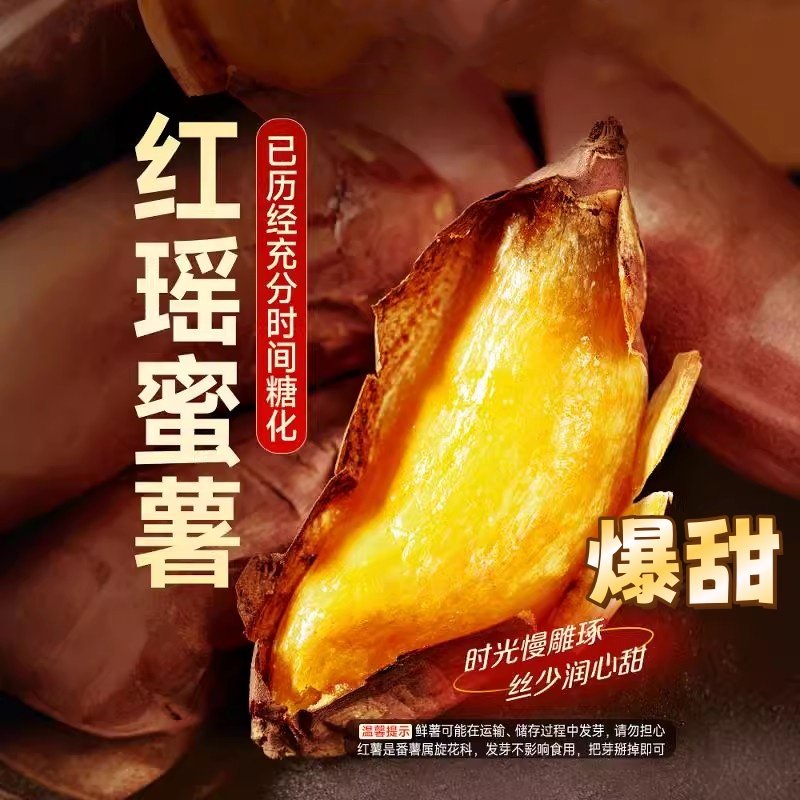 正宗红瑶蜜薯黄心蜜薯板栗薯糖心番薯5斤软糯香甜鸣门金时地瓜,水产肉类/新鲜蔬果/熟食,番薯,淘宝优惠券,粉丝福利购,淘宝优惠卷