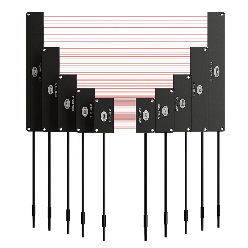 FWT32-34ML-25光纤传感器对射矩阵宽区域光栅检测探头.口罩包装机