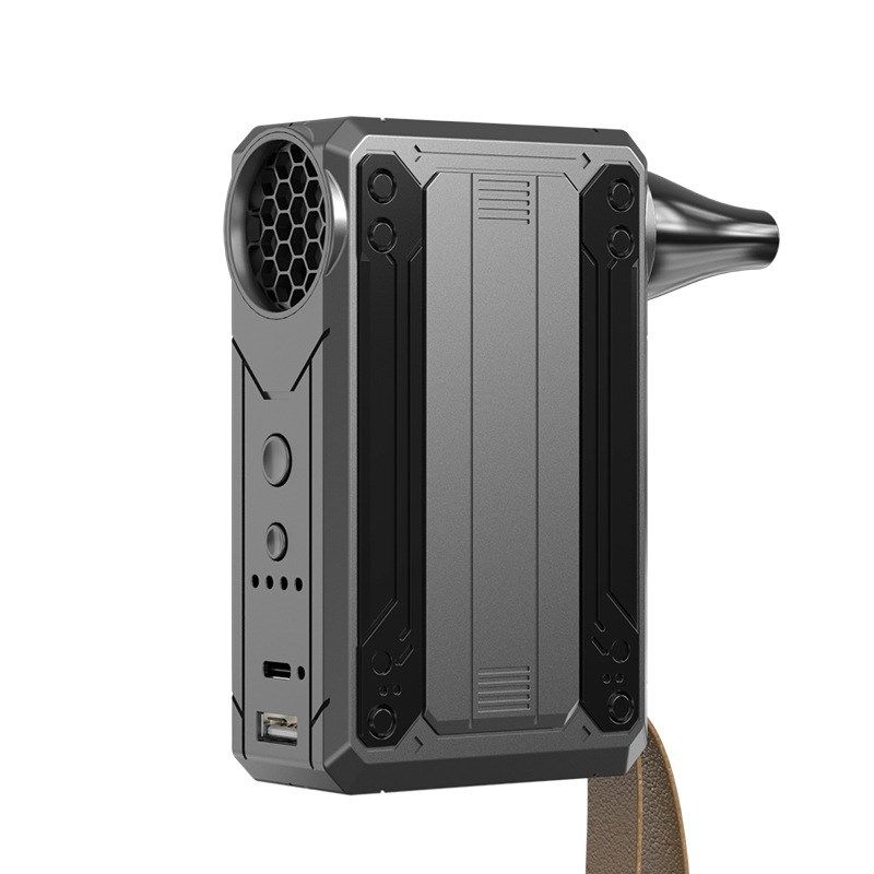 严选新款高速暴力涡轮吹t风机手持强力吹尘器充电无叶露营风扇