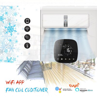 TUYA wifi Air kconditioner thermostat with programming,3 spe