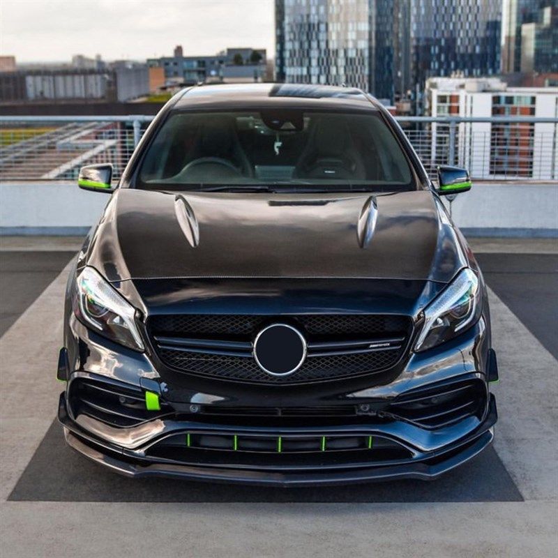 适用奔驰A级W176 A200 As260 A45 AMG 2013-2018前唇前铲外饰改装,汽车用品/电子/清洗/改装,其它加装/外饰/防护品,淘宝优惠券,粉丝福利购,淘宝优惠卷