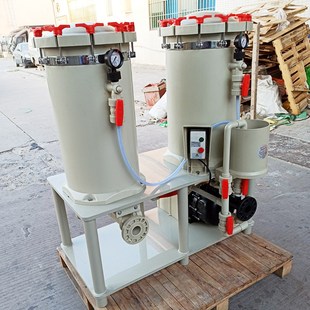 长美cm 2012电镀过滤机双桶过滤器化工耐酸耐碱过滤2.2KW 2018k