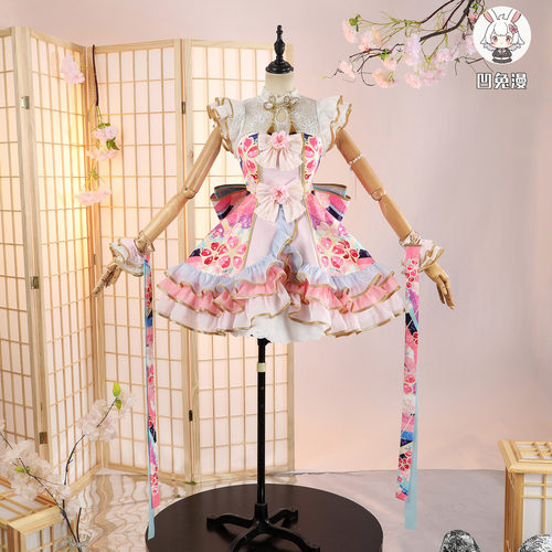 凹兔漫 lovelive妮可cos服樱花妖精cosplay服装单人系列c服