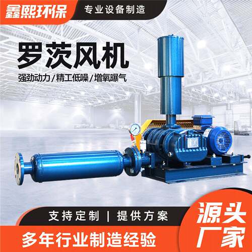 罗茨风机厂家现货污水处理曝气机水产养殖脱硫脱硝罗茨鼓风机