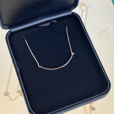 尚美铂爵18k金男女微笑项链项链