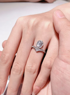 尚美伯爵新白鹭钻戒18k金礼物女