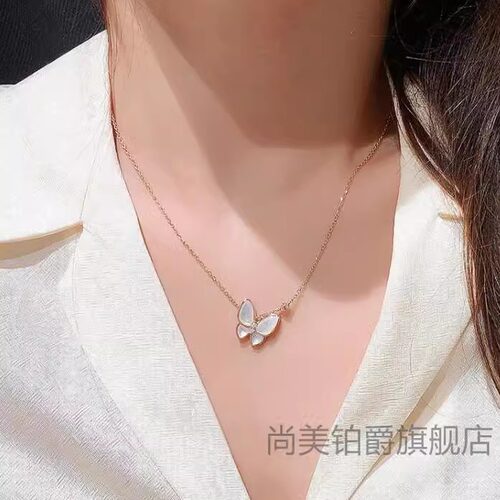 尚美铂爵贝母18K蝴蝶情人节礼物
