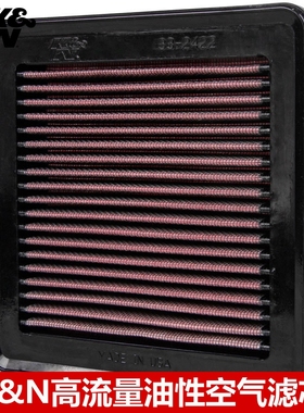 KN空滤适配10十代思域1.0T二代飞度经典锋范KNR高流量风格空气滤