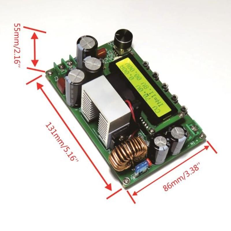 DPX800S DC DC Boost Converter CC CV Power Module 12VX~120V 1