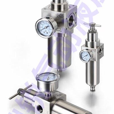 不锈钢31e6过滤调压阀空压机油水分离器气动三联件气源处理器气源