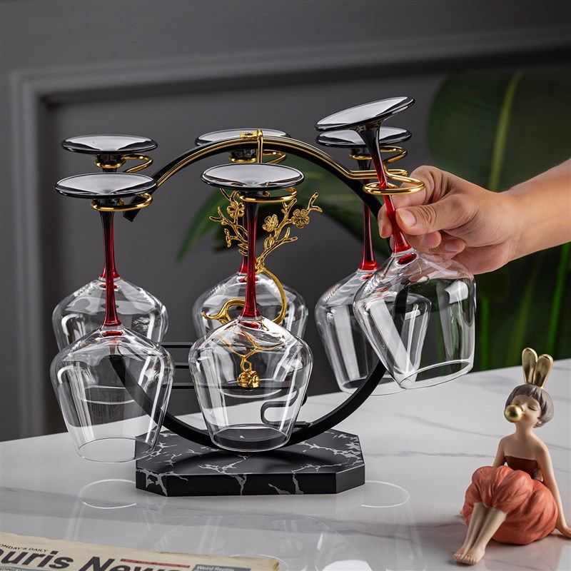 轻奢高档红酒架酒柜装饰品摆件高A级感客厅电视餐边柜家居创意酒,餐饮具,酒架,淘宝优惠券,粉丝福利购,淘宝优惠卷