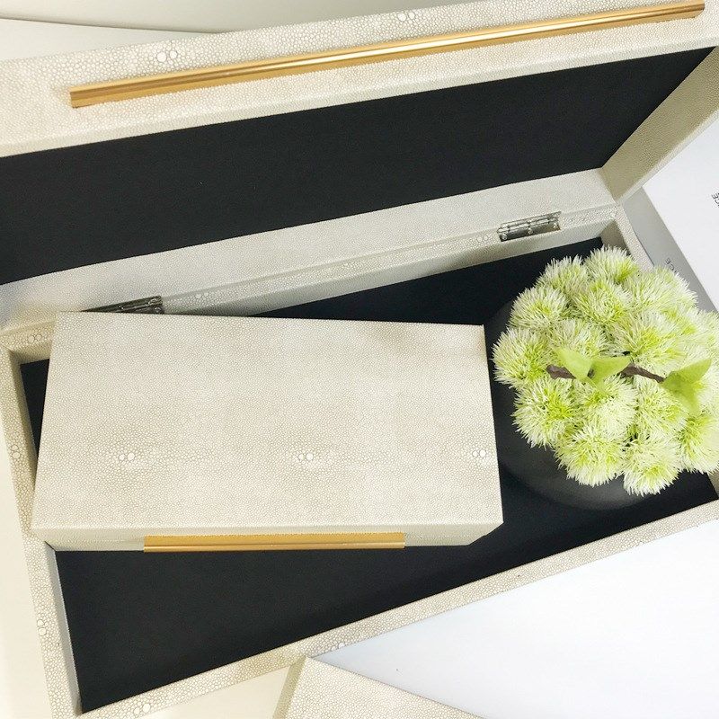 样板房衣帽间皮质k收纳盒衣服橱柜装饰摆件工艺软装设计储物展示,家居饰品,家饰软装搭配套装,淘宝优惠券,粉丝福利购,淘宝优惠卷