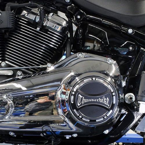 Thunderbike哈雷摩托v车软尾改装发动机装饰盖 离合器盖正时器盖