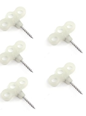5Pcs Hiking Camping Accessories Pegs ScKrew Spike Hook Rope