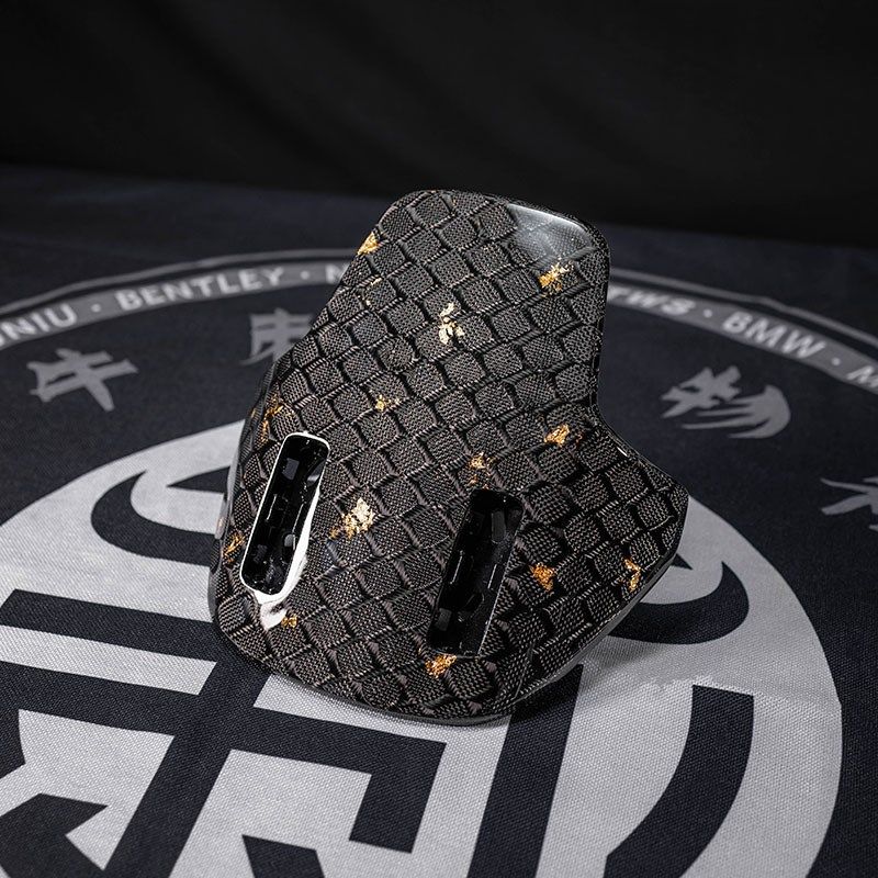 九号电动车机e械师二代Mmax2改装大纹路蜂窝金箔碳纤维外壳挡风板