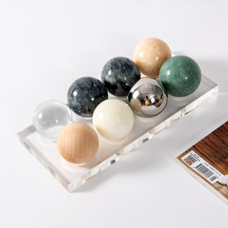 Rzone 现代简约轻奢大理石水A晶创意棋盘象棋艺术装饰品样板间摆