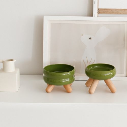 觅凹meoof粮碗水碗gulu宠物碗陶瓷彩色狗喂 食碗小狗Y狗食盆