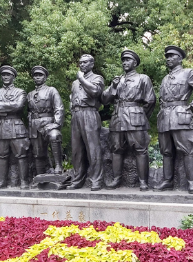 户外大型a博物馆铜雕制作园林景观红色文化艺术品城市广场塑像定