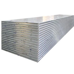 手工净化板隔墙玻镁岩棉复合v板无尘车间洁净夹心彩钢板50mm保温