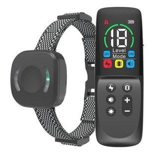 智宠新款训狗器防狗叫 遥控震动电击项圈 训练训犬止X吠器宠物用