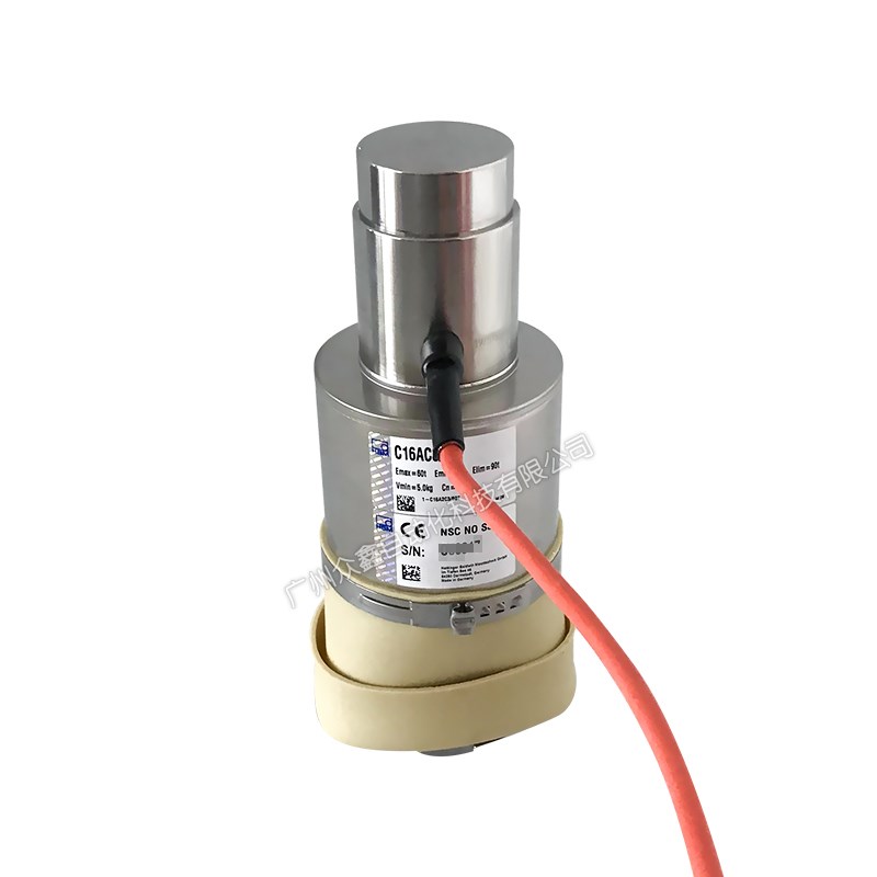 C16AC3/30t称重u传感器HBM 自复位防旋转不锈钢材质