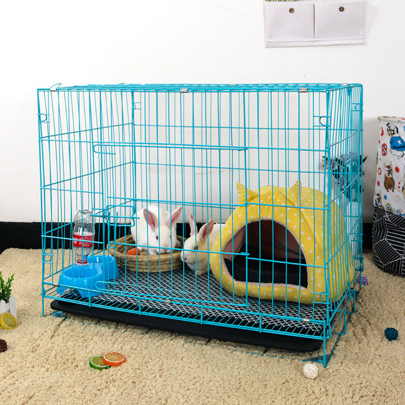 厂家兔笼b别墅加密特大号兔子笼子豚鼠荷L兰猪养殖笼家用自动清粪