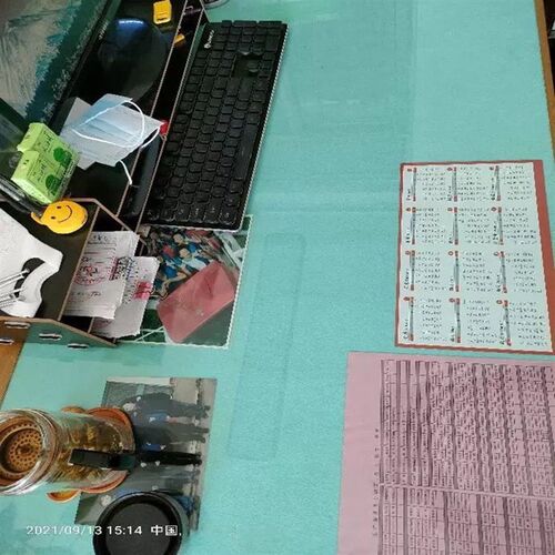 热销会议室办公桌绿色p垫玻璃板桌布背景布毛毡条纹绿毯垫餐桌防