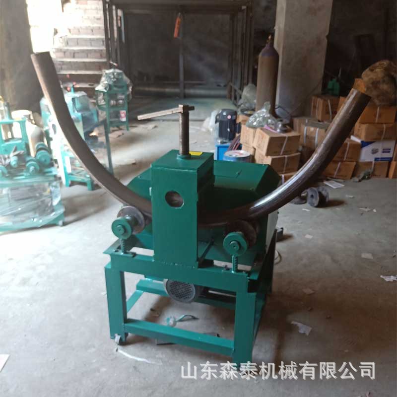 买弯管机找山东森泰 小型立式电动弯管机 圆管方管弯弧机