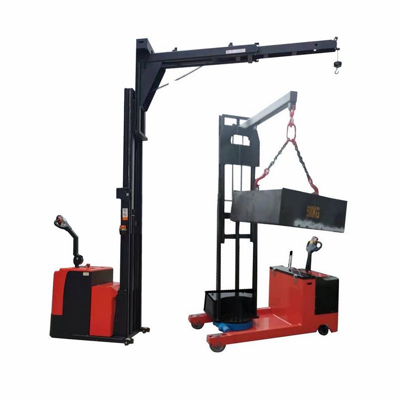 金茂定制平衡重式全电动旋转吊车吊臂车垂直起吊90180°伸缩