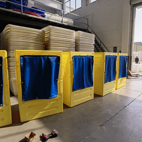 华社宾馆高端塑料布草笼周转箱洗涤专用1000L滚塑异形加工