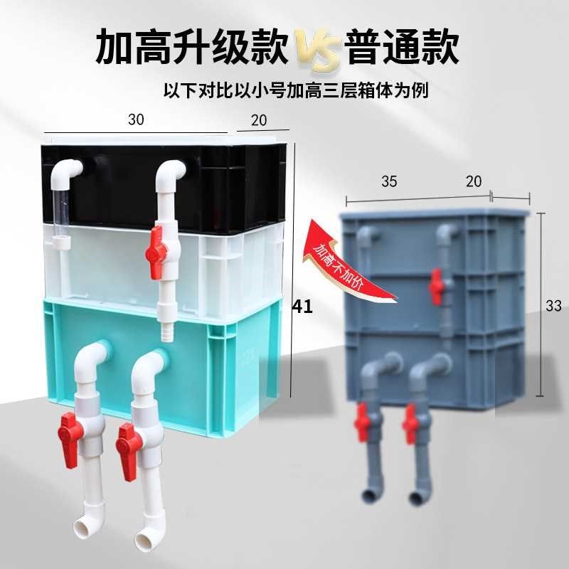 工业风多色可选小型中转整理周转C箱过滤箱滴流盒鱼缸鱼池上滤系,宠物/宠物食品及用品,过滤材料,淘宝优惠券,粉丝福利购,淘宝优惠卷