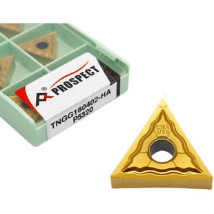 台湾普斯特数控车刀片精加工0.2R角TNGG160H402-HA P5320 陶瓷涂