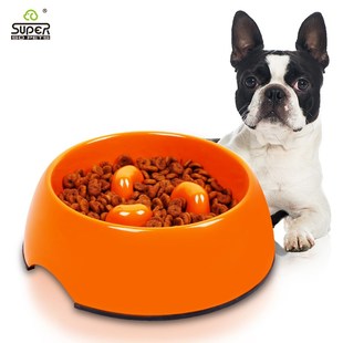 休普慢食碗狗碗狗盆狗食盆狗x防噎狗狗碗宠物饭盆缓食盆小型大型