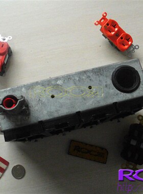 美国 USA 欧洲 k个性 DIY改造用 美标 四位 插座 caplugs 电源插