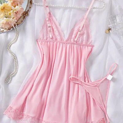 Womens Elegant Sleepwear Set Loungewear Lightweight Knit