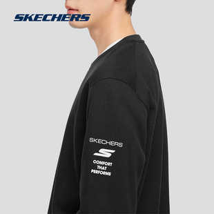 舒适休闲 加绒版 Skechers斯凯奇男子针织运动长裤 P424M069常规版