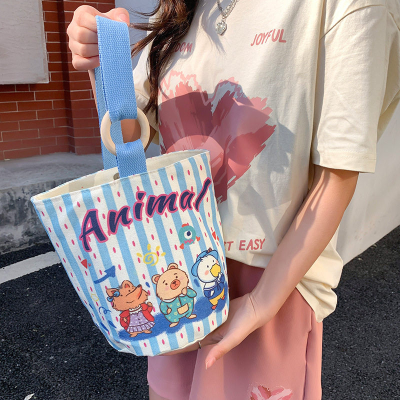 遛娃神器把手包婴儿车置物包推车挂包饭盒手提包学生逛街帆布包