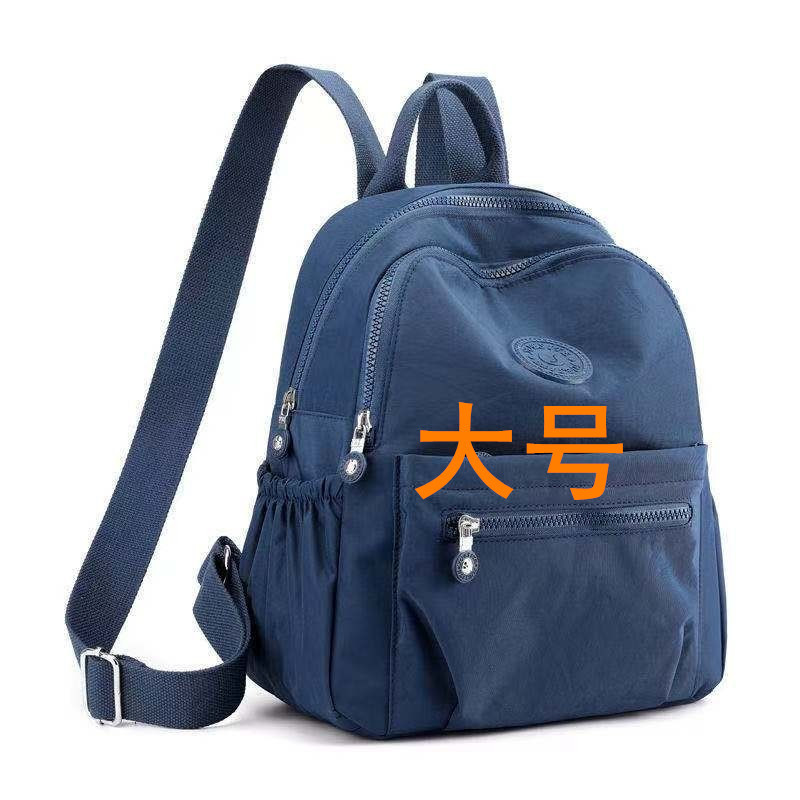 双肩包女2024新款双肩背包时尚旅行小包时尚轻便牛津布百搭女包包