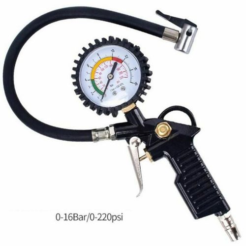 1pc 220PSI Tyre Pressure Gauge Compressed AiPr Car Tire Infl