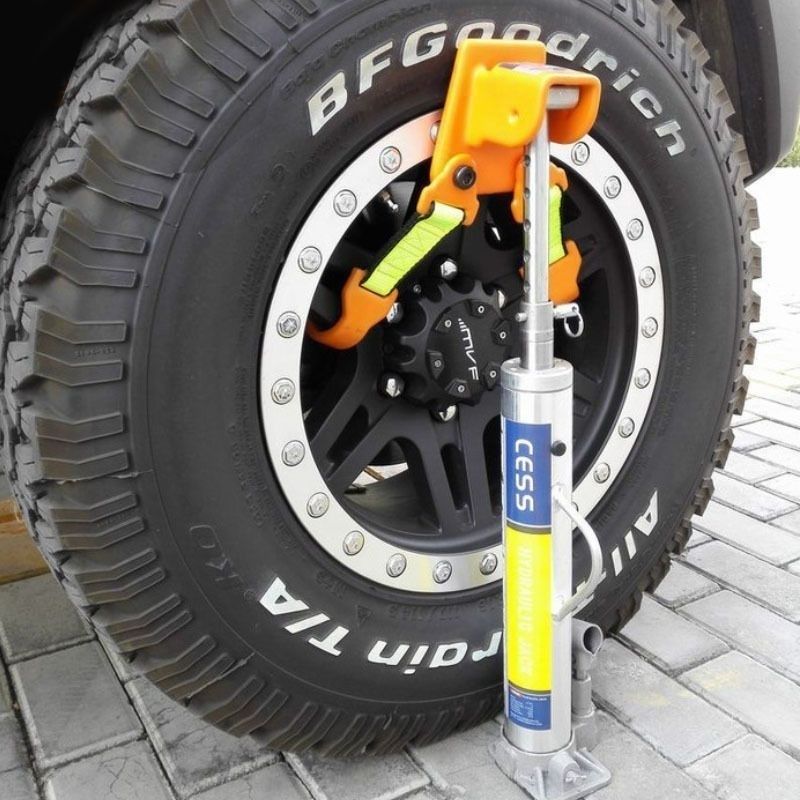 CESS立式液压千斤顶举胎器车载猴爬杆越野车沙漠救V援脱困装备车