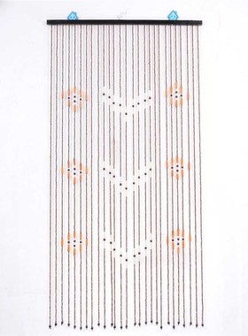 90x175cm 27 Line  Wooden Bweads Curtain Fly Screen Handmade