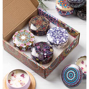 Scentbed Candle Gift Set Soybean Wax Gift Set Romantic Chris