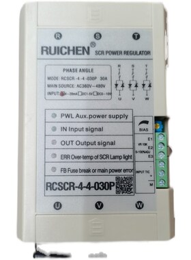 SCR RCSCR-4-4-030P RCSCR-A4 30A RUICHEN瑞铖 电力调整器 220V